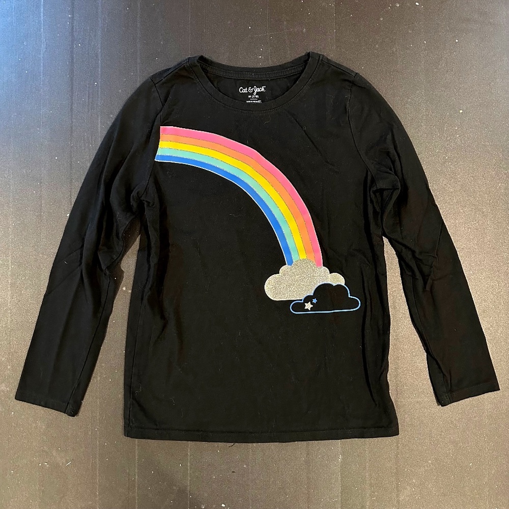 Cat & Jack LS T-Shirt | sz M (7/8)